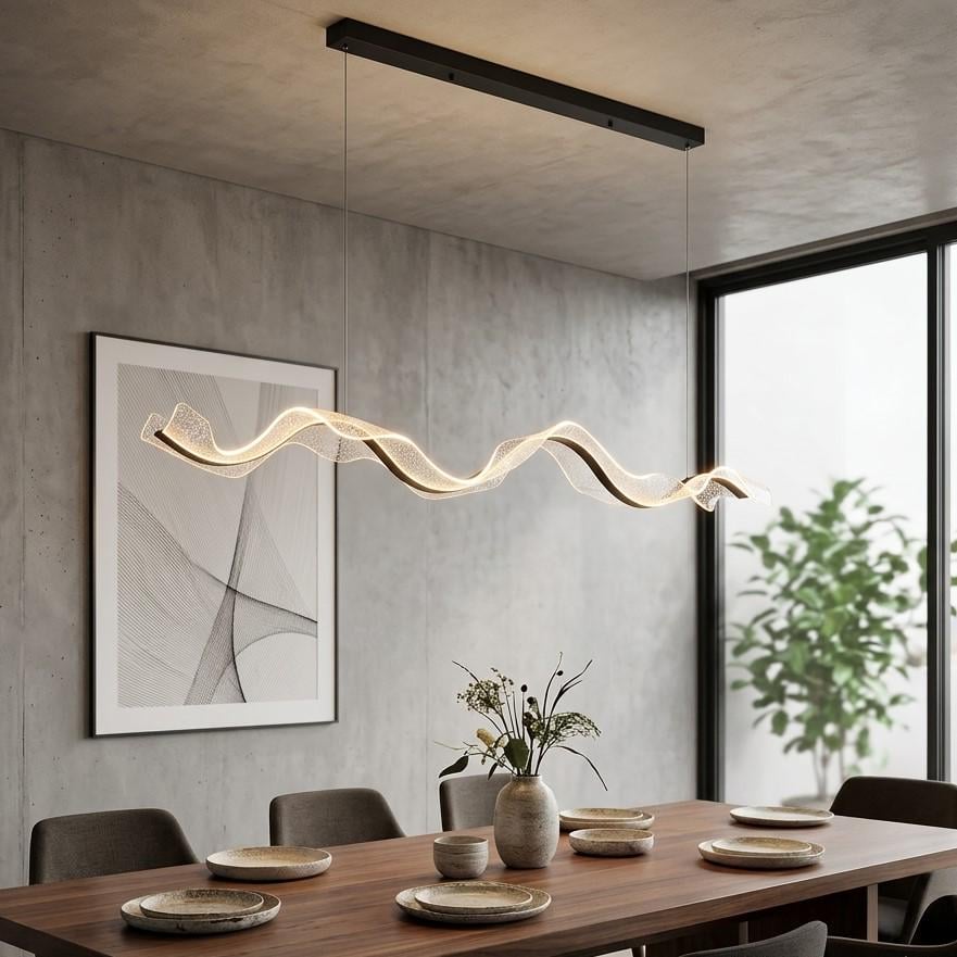 Люстра подвесная удлиненная Zilini LED CD153/1200L-A-BK (36073037)