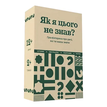 Настільна гра "Як я цього не знав? Classic Edition" 290032 (31914817)