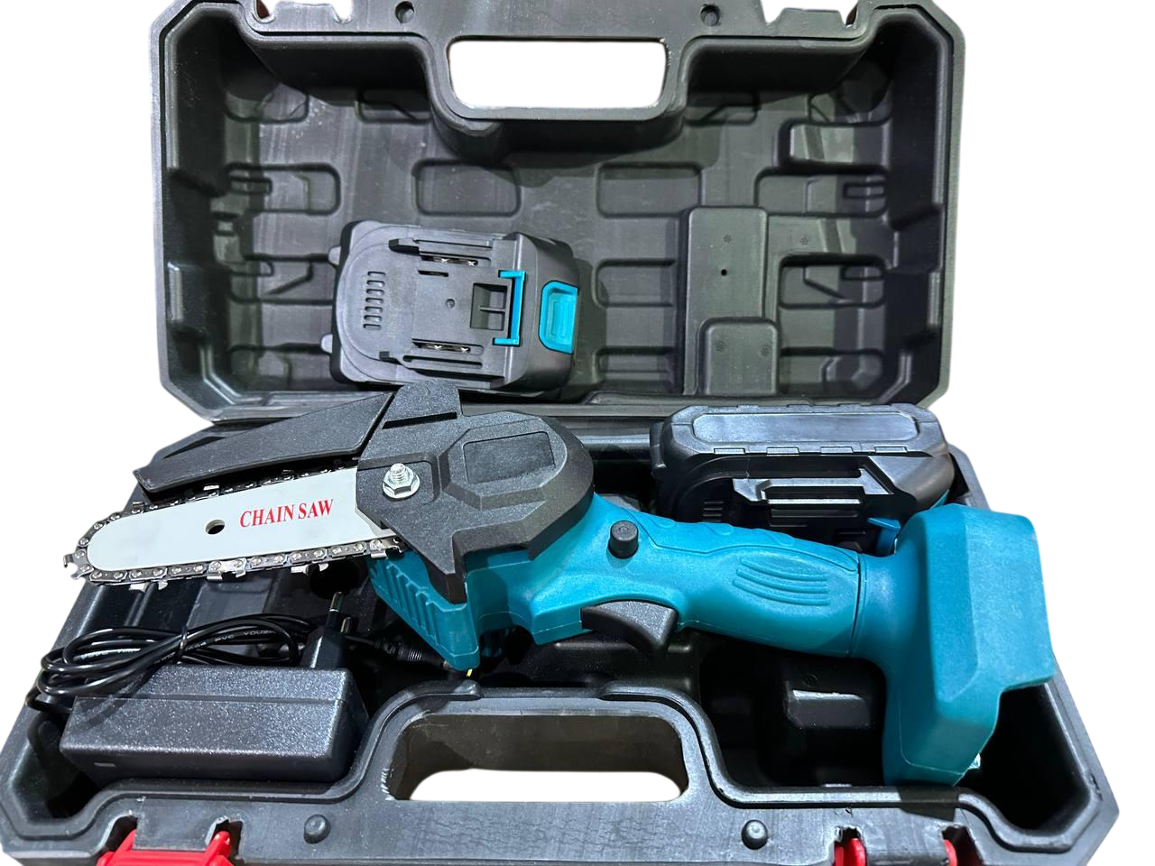 Пила цепная мини аккумуляторная Supretto с двумя аккумуляторами в кейсе 24 В 2000 mAh резка до 60 мм (31300915) Пила цепная мини аккумуляторная Supretto с двумя аккумуляторами в кейсе 24 В 2000 mAh резка до 60 мм (31300915)