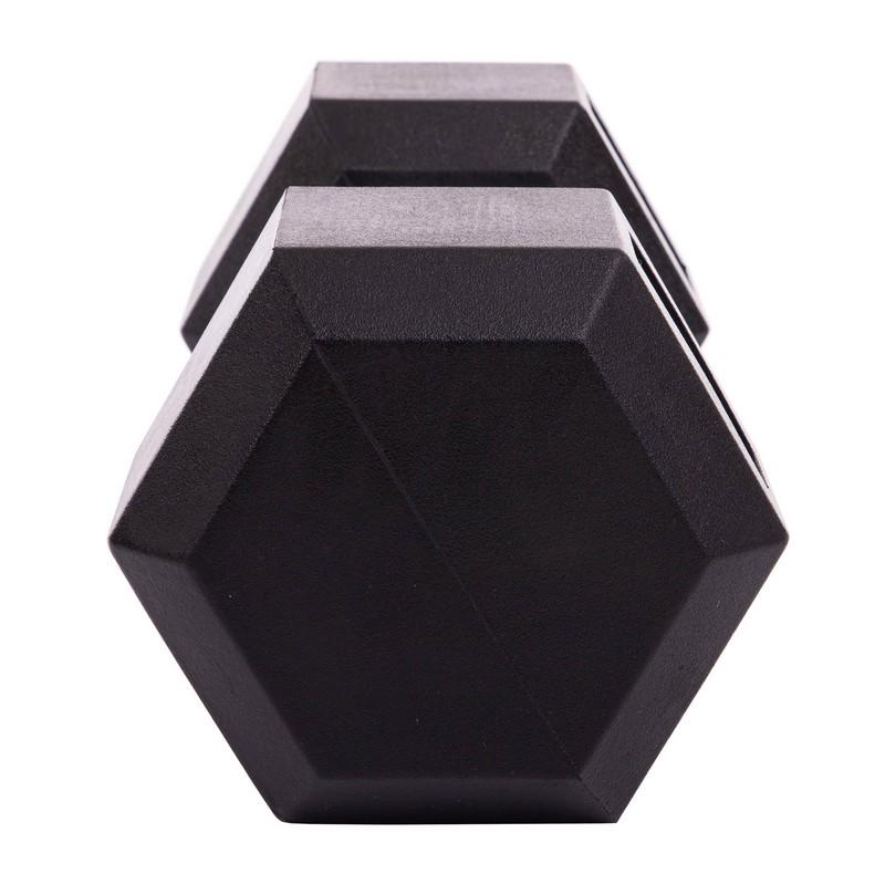 Гантель цільна LN-1205 шестигранна 30 кг Срібний (56508164) - фото 3 Гантель цільна LN-1205 шестигранна 30 кг Срібний (56508164) - фото 3