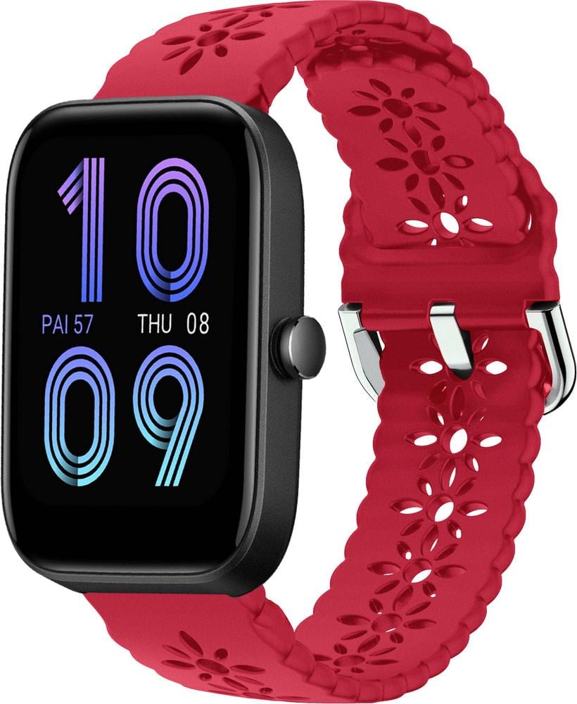 Ремешок Trase для Amazfit Bip 3/Pro Red (28868-2D) Ремешок Trase для Amazfit Bip 3/Pro Red (28868-2D)