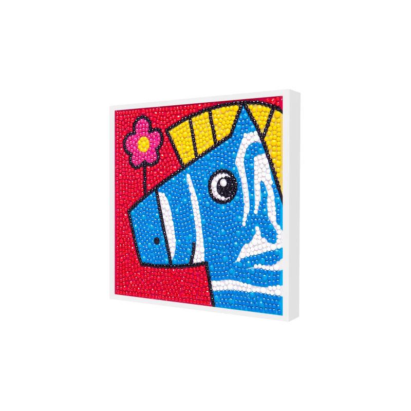 Алмазна мозаїка Lesko DIY 1204 Зебра