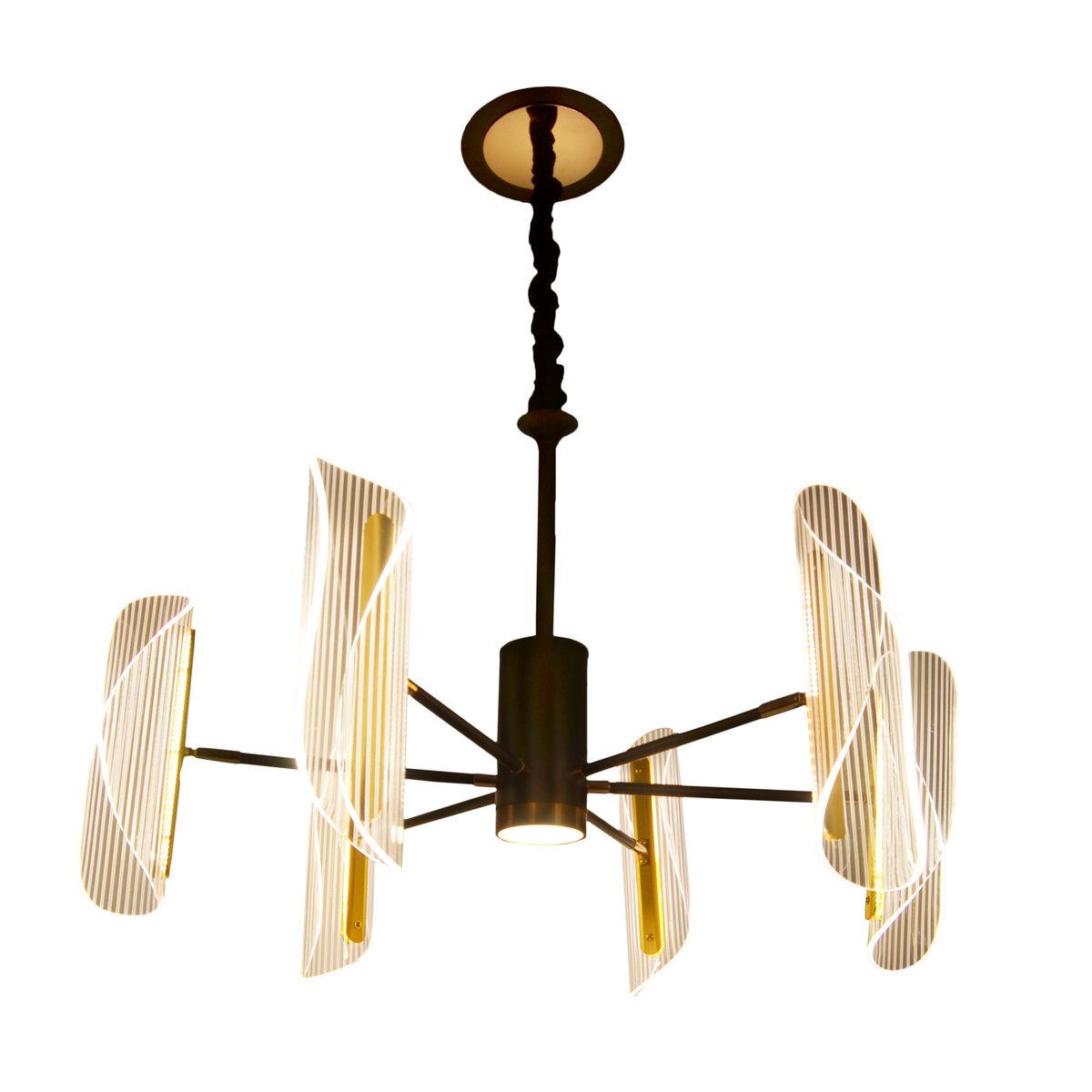 Люстра Sirius N 3722-6 BK+GD (104W) (372114)