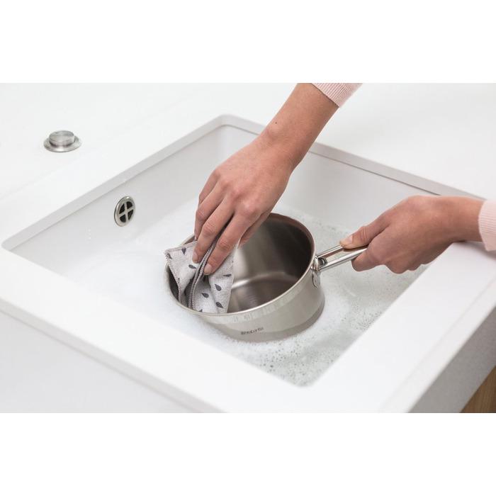 Набор полотенец для посуды Sink side Brabantia 2 шт. 0,5х30х30 см Светло-серый (117688) - фото 3