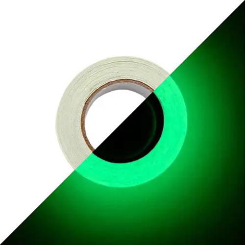 Лента клейкая фосфорная люминесцентная 10 мм 3 м Ярко-зеленый (1865-fd876) - фото 2