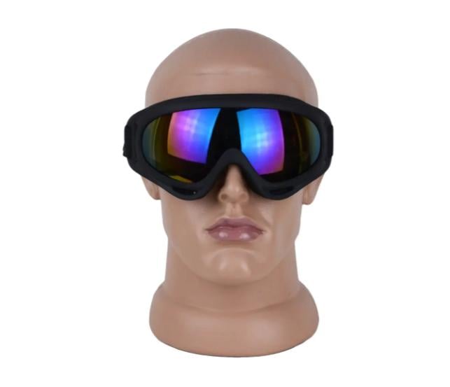 Окуляри гірськолижні тактична маска-окуляри для спорту та активних ігор Різнокольоровий (МГ-1001-1) - фото 4