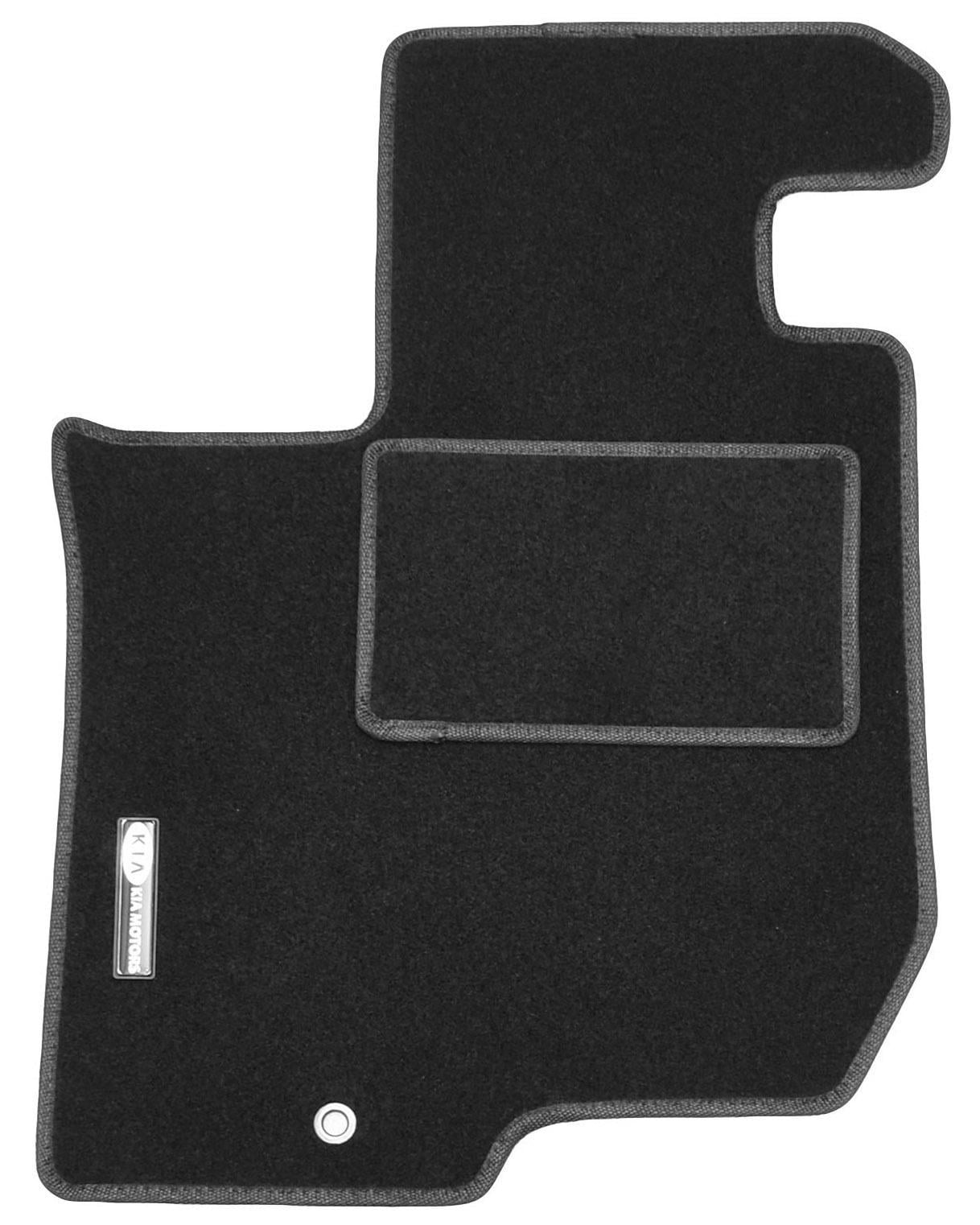 Коврики в салон для Kia Carens '07-12 текстильные Черный