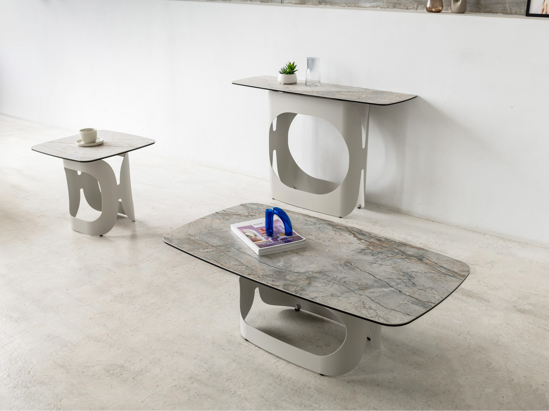 Журнальный стол Арно 1200х650х400 мм Сильвер ривер/Айвори (30937417) - фото 7