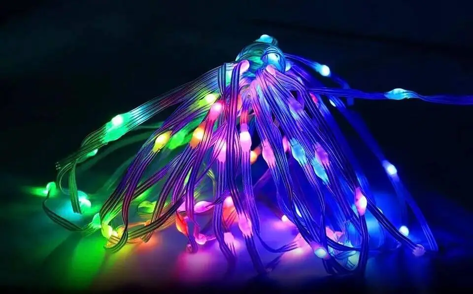 Гирлянда RGB цветная гирлянда с управлением с телефона 5 м 50 Led (134)
