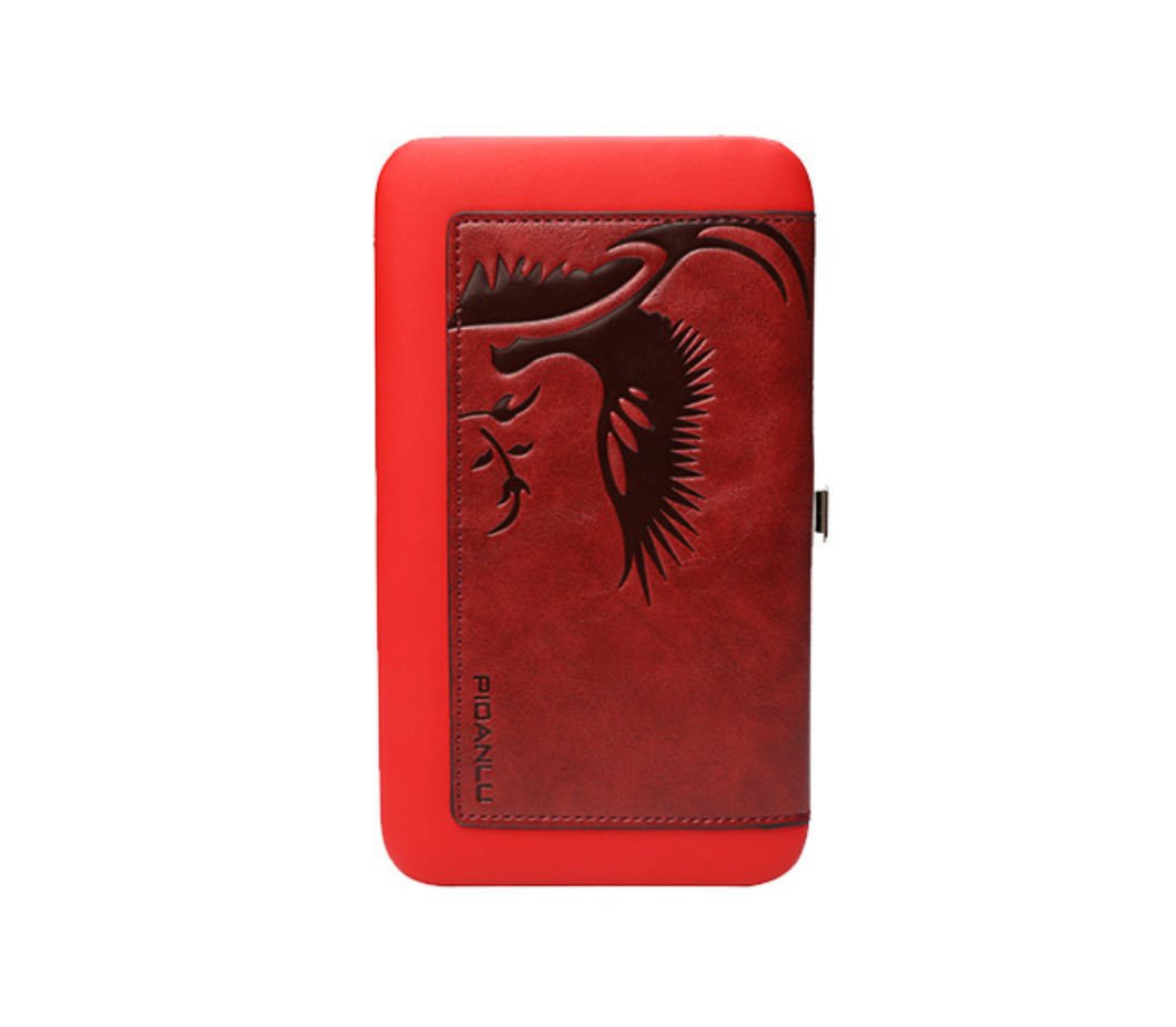 Женский кошелек Pidanlu Phoenix Wallet кожаный Красный
