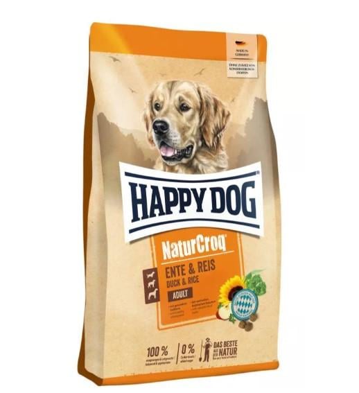 Корм сухой Happy Dog Premium Naturcroq Duck&Rice с уткой и рисом для взрослых собак 11 кг (61301)