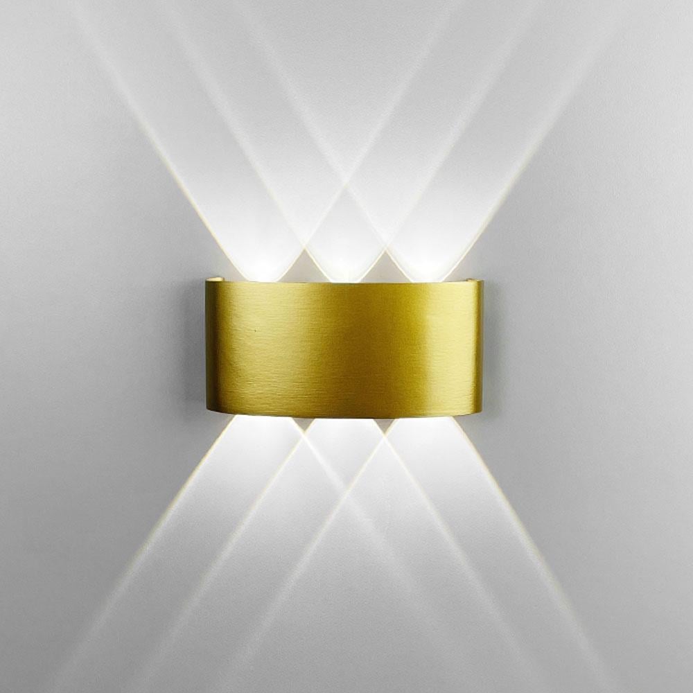 Светильник двухсторонний на 6 линз 4000K IP 54 Золотой (W038/6 AB) - фото 1 Светильник двухсторонний на 6 линз 4000K IP 54 Золотой (W038/6 AB) - фото 1