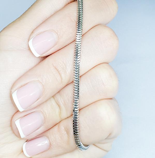 Браслет серебряный Снейк р. 20,5 5,8 г