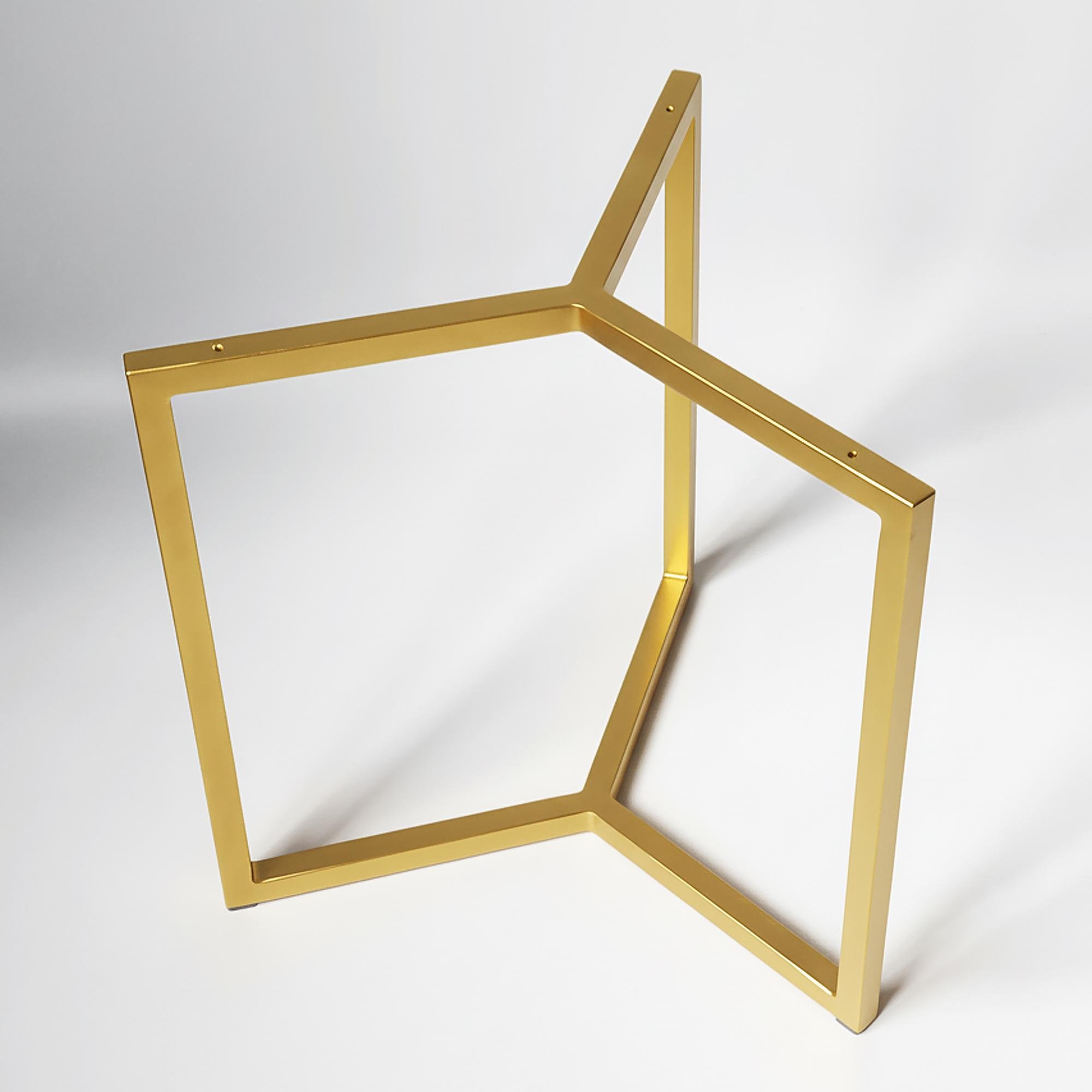 Каркас для журнального стола из металла Ø 500 мм H 450 мм Золотой (1024) Каркас для журнального стола из металла Ø 500 мм H 450 мм Золотой (1024)