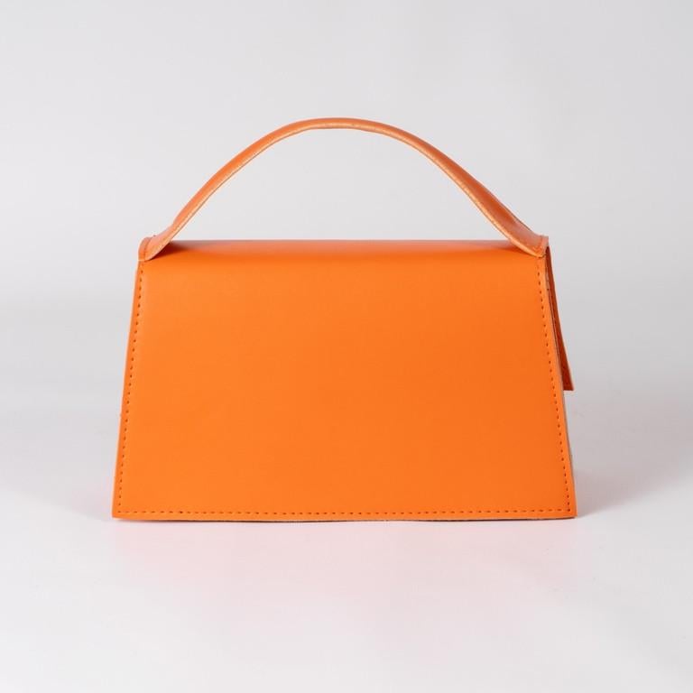 Сумка женская XENIA № 17-24 кросс-боди из гладкой экокожи Оранжевый - фото 3 Сумка женская XENIA № 17-24 кросс-боди из гладкой экокожи Оранжевый - фото 3