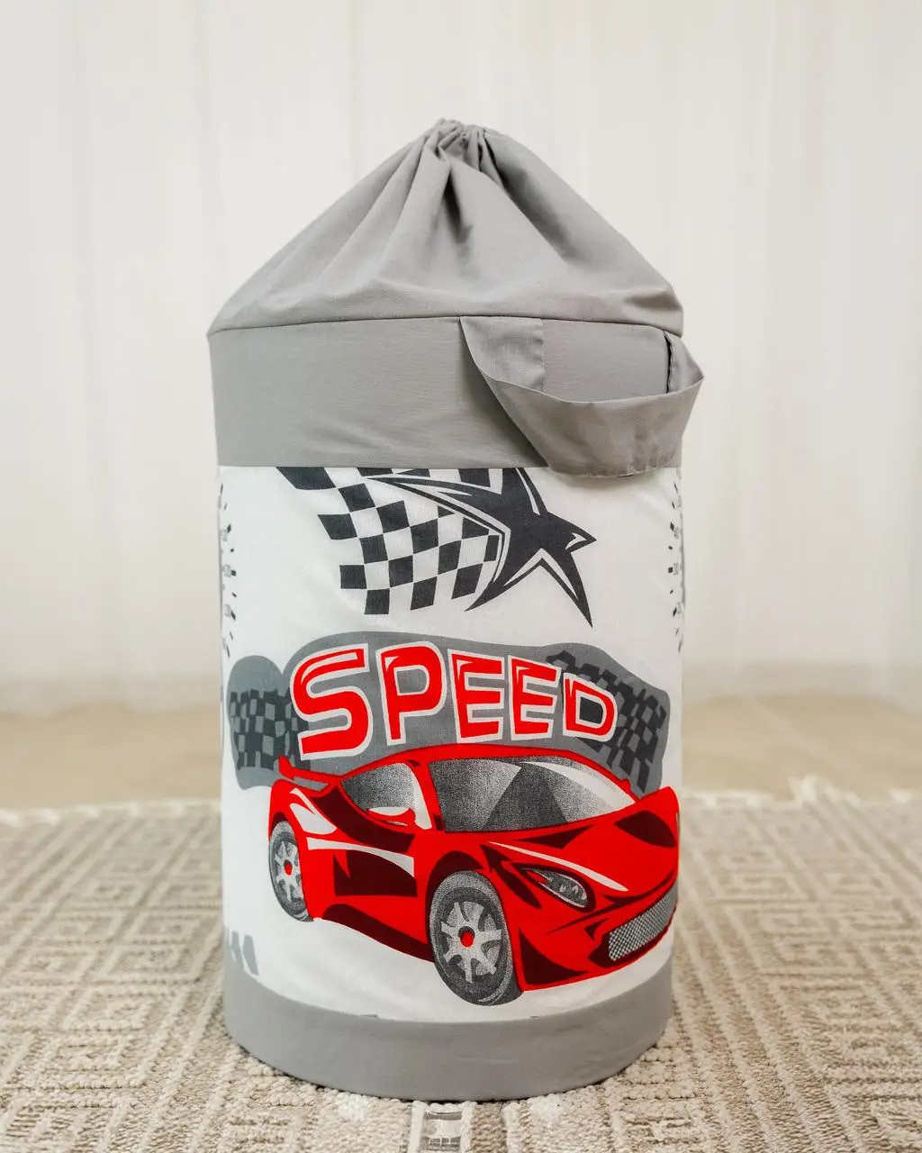 Кошик для іграшок Перегони круглі 60х36 см