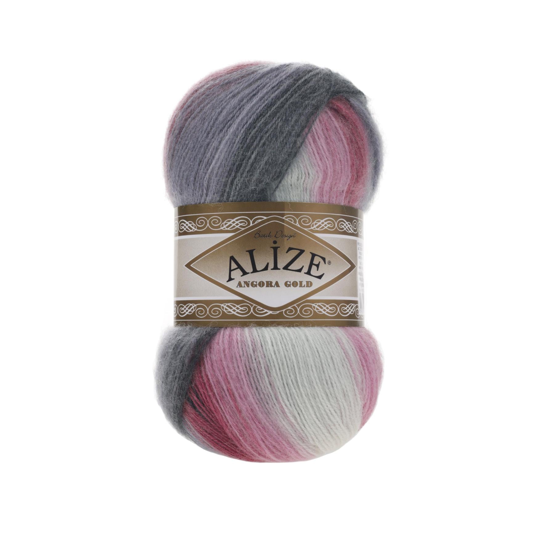 Пряжа Alize Angora Gold Batik 1602 (6107)