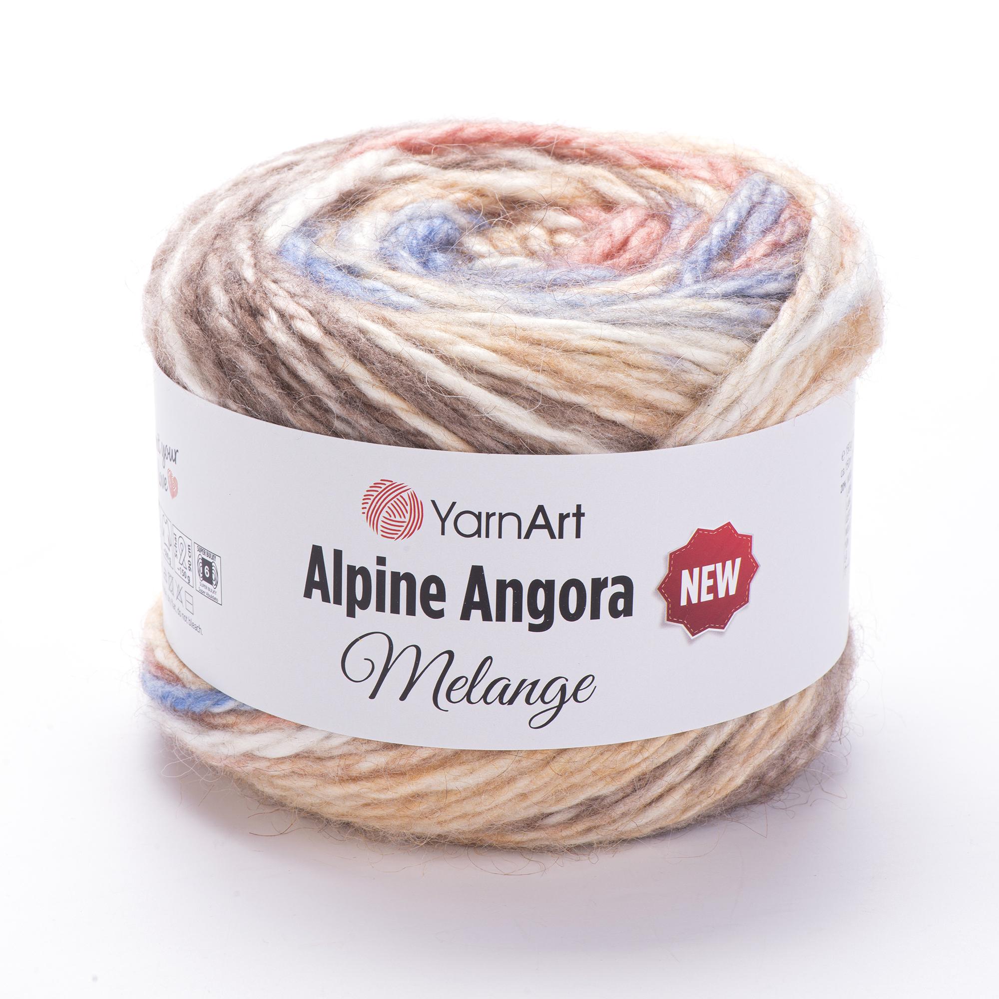 Пряжа YarnArt Alpine Angora Melange New 6411