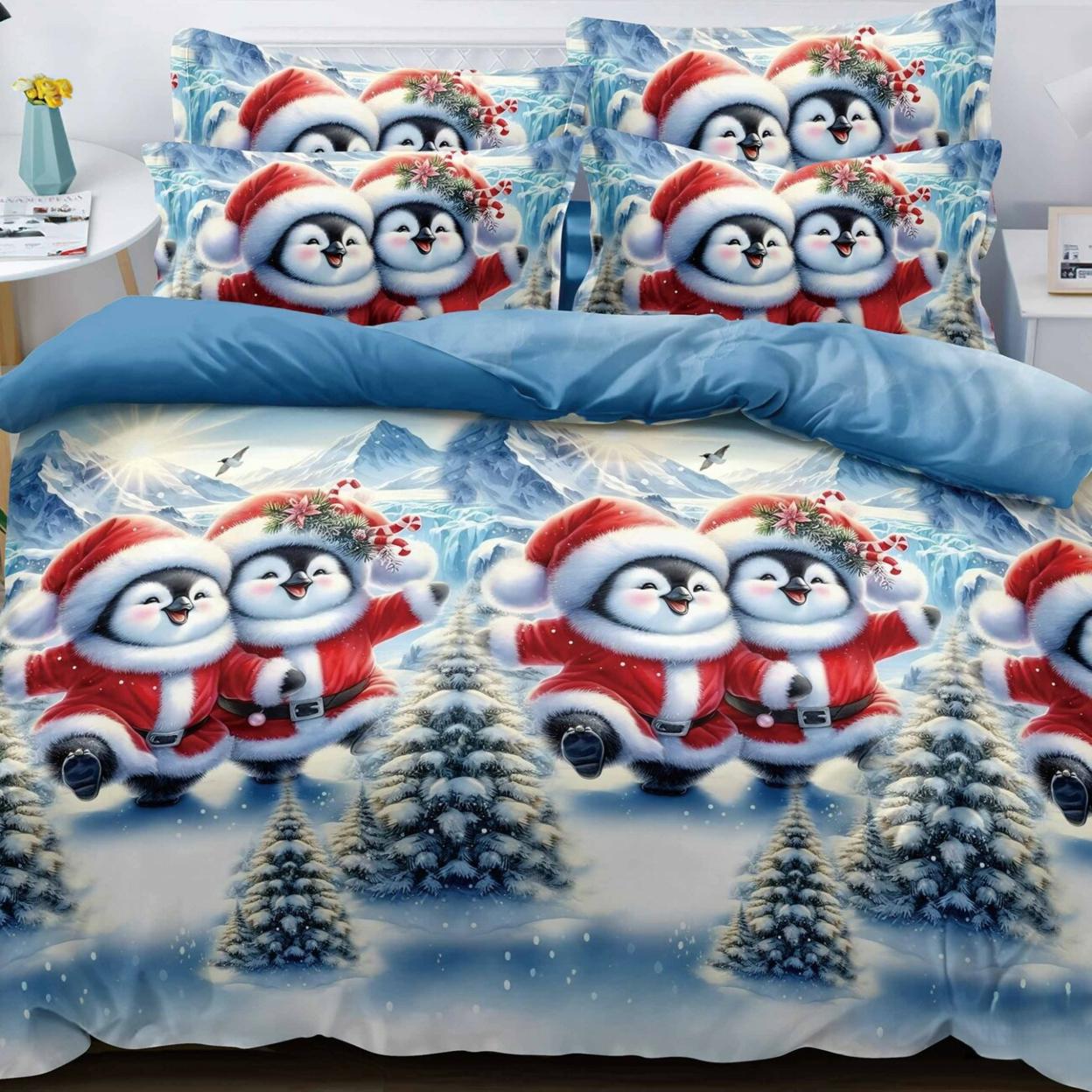 Комплект постельного белья полуторный Пакистанская байка 150×220 см Синий (4707 1,5) Комплект постельного белья полуторный Пакистанская байка 150×220 см Синий (4707 1,5)