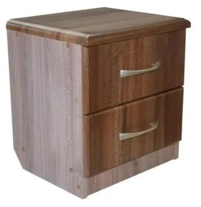 Тумба прикроватная Neman ПОО2 ЛДСП/МДФ/пленка ПВХ Орех темный