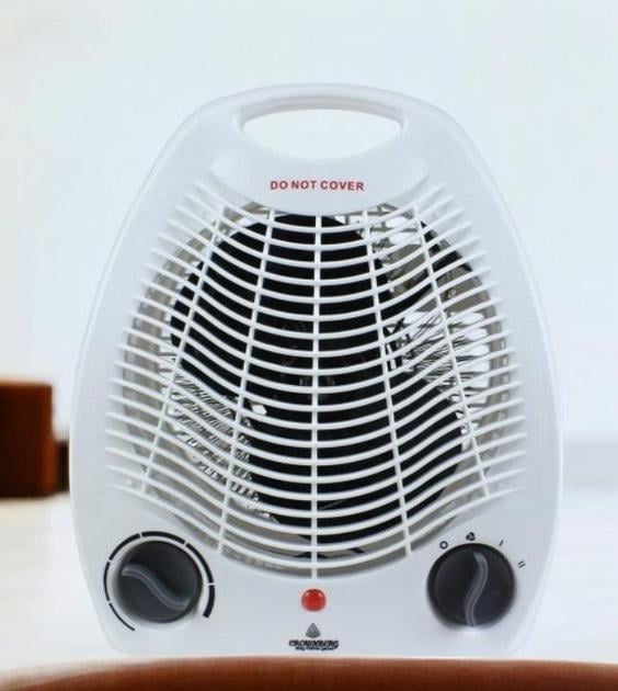 Тепловентилятор Crownberg CB-7747 з термостатом Білий (0108) - фото 2 Тепловентилятор Crownberg CB-7747 з термостатом Білий (0108) - фото 2