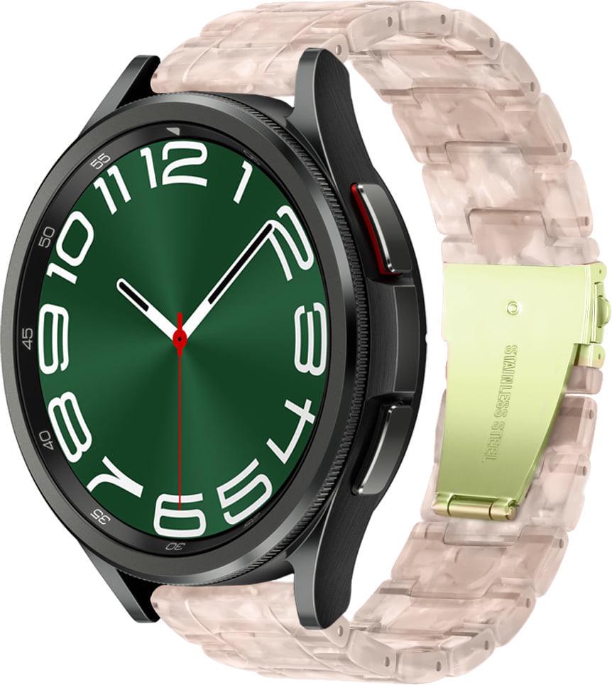 Ремешок из смолы для смарт-часов Galaxy Watch 6 Classic 47 мм Pink (39256-31)