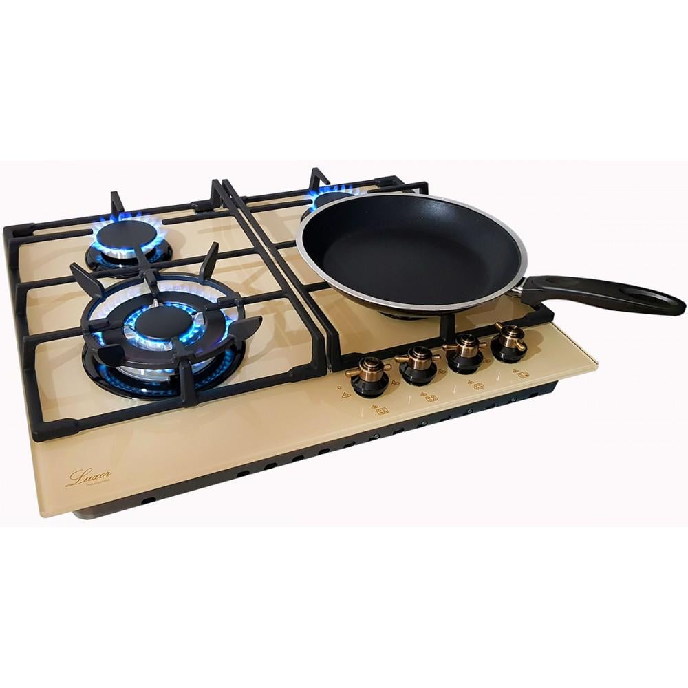 Комплект вбудовуваної техніки Luxor Qualitat BG Kup Газова поверхня Luxor RG 740 BG Kup з каменем для піци (30284418) - фото 12 Комплект вбудовуваної техніки Luxor Qualitat BG Kup Газова поверхня Luxor RG 740 BG Kup з каменем для піци (30284418) - фото 12