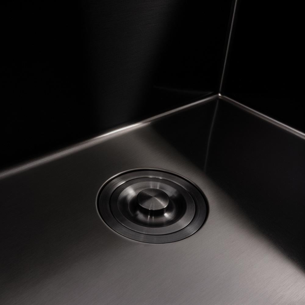 Мийка кухонна Valeso Handmade PVD монтаж під стільницю 58х43 см 3,0/0,8 Чорний - фото 5 Мийка кухонна Valeso Handmade PVD монтаж під стільницю 58х43 см 3,0/0,8 Чорний - фото 5