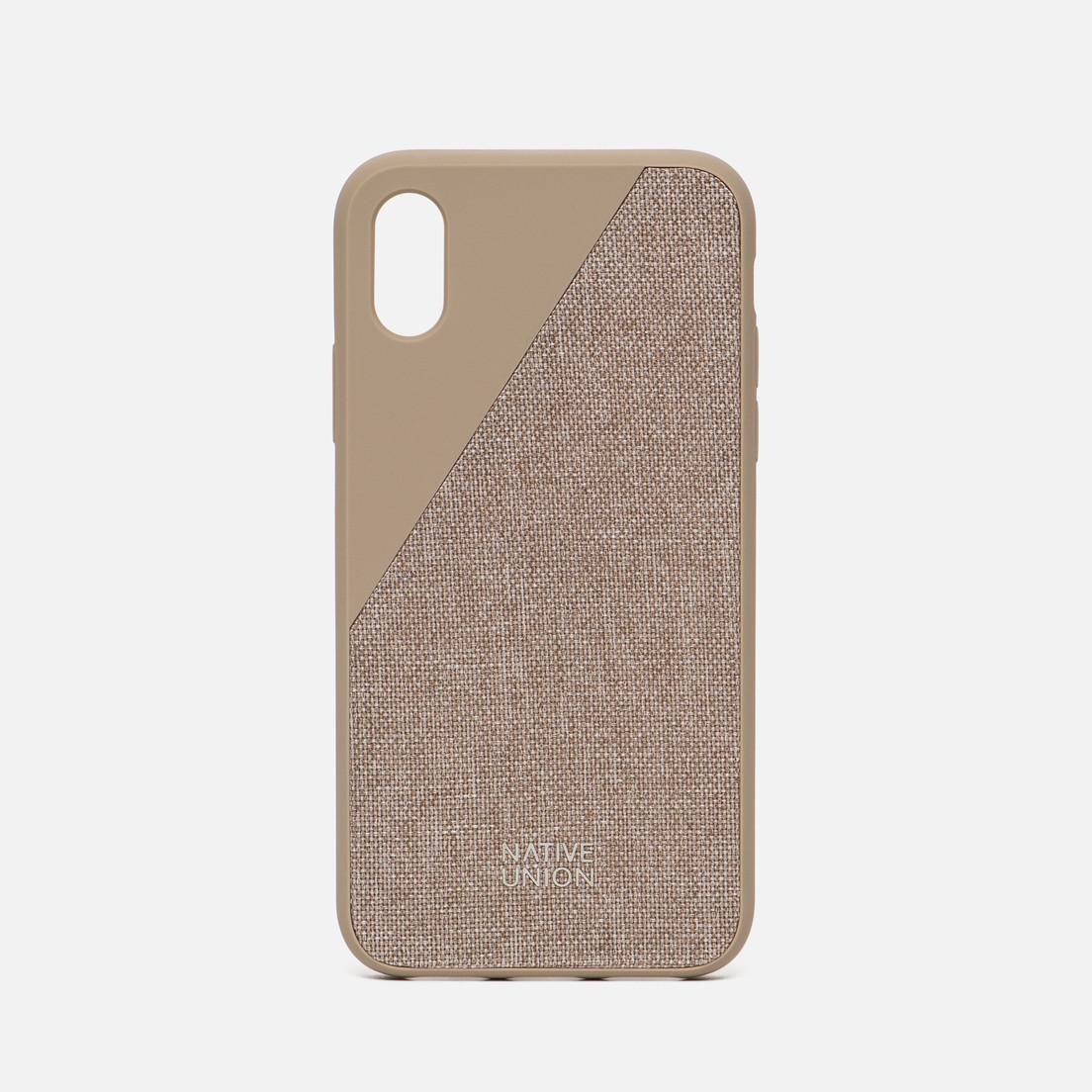 Чехол-накладка Native Union Clic Canvas for iPhone XS/X, Taupe (CCAV-TAU-CV-NP17) - фото 2