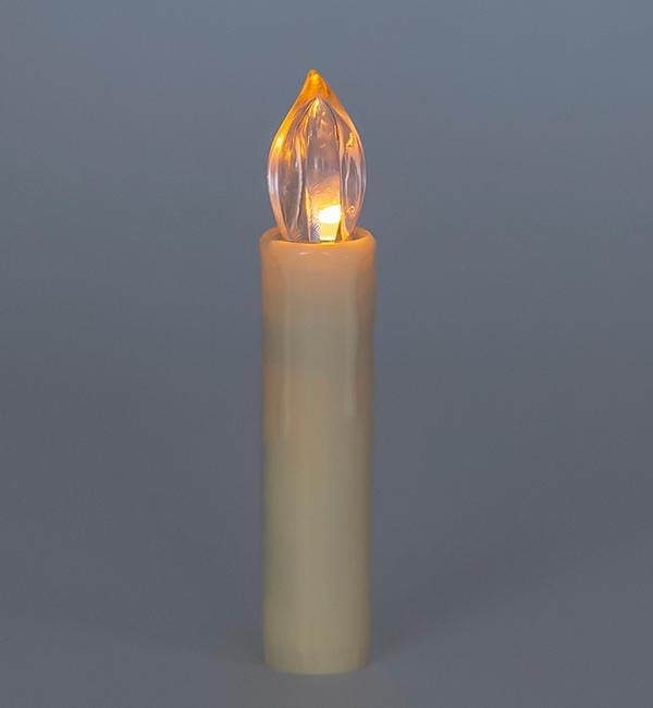 Свечи светодиодные с клипсами на елку 10 шт. (10593)