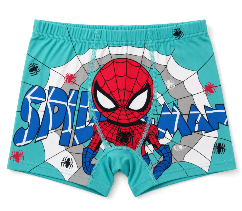 Трусы детские Spider-Man 5-6 лет S Зеленый (trof00012)