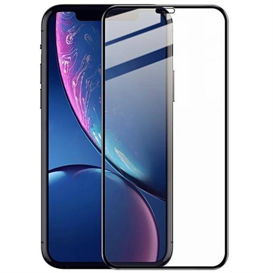 Защитное стекло-антишпион ZK Protection Glass for iPhone Xr/11 Anti Peel  0.26mm + Back Film, (Black)