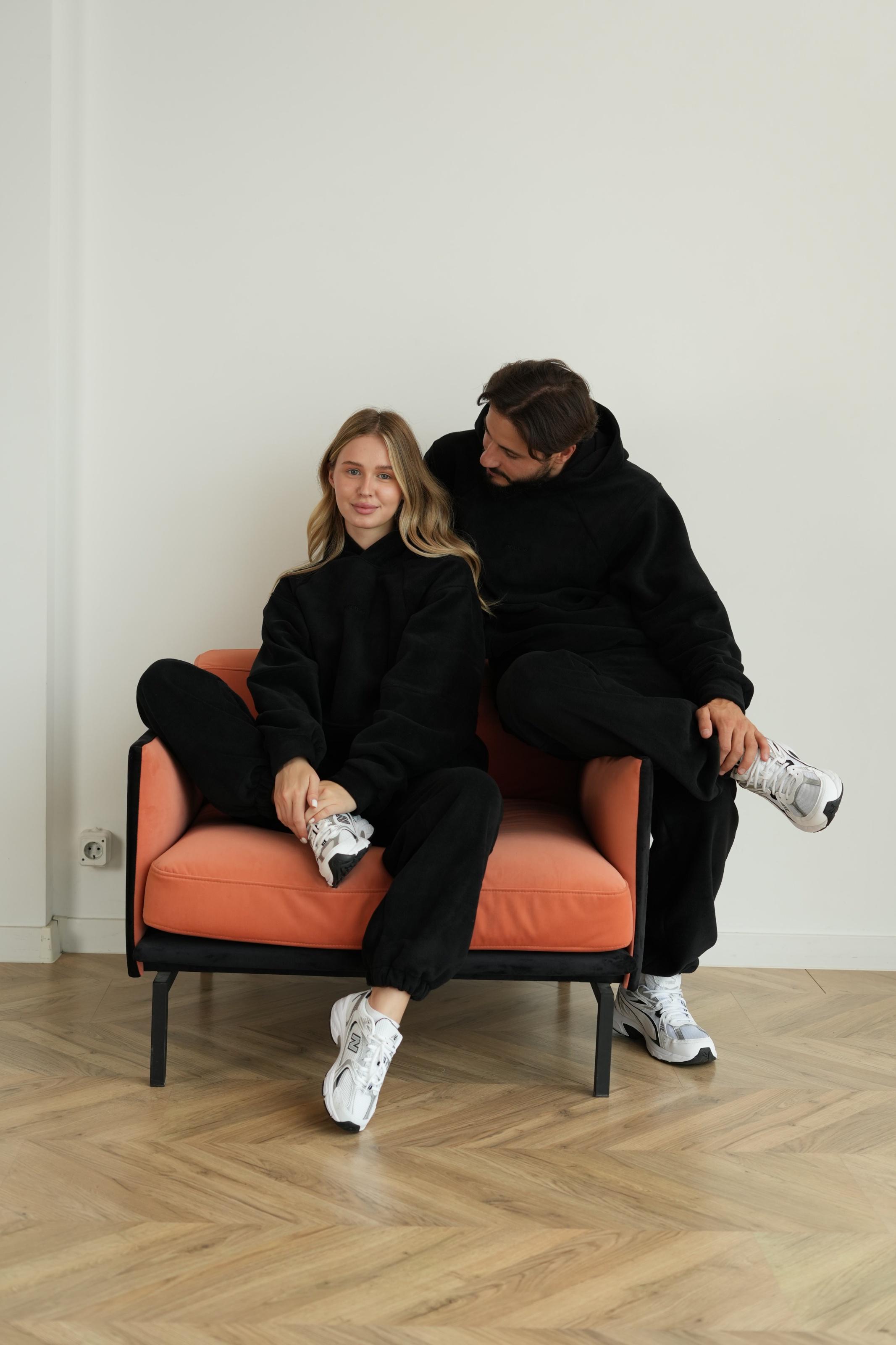 Костюм мужской флисовый BASE 3XL Черный (10201XXXLm) - фото 4