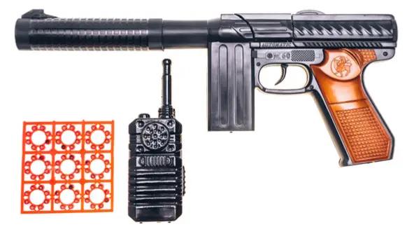 Автомат игрушечный М60 с пистонами и рацией (253) Автомат игрушечный М60 с пистонами и рацией (253)