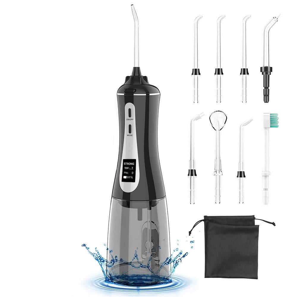 Ирригатор полости рта Portable Oral Irrigator S31 портативный для чистки зубов 350 мл 8 насадок (9875771) - фото 1