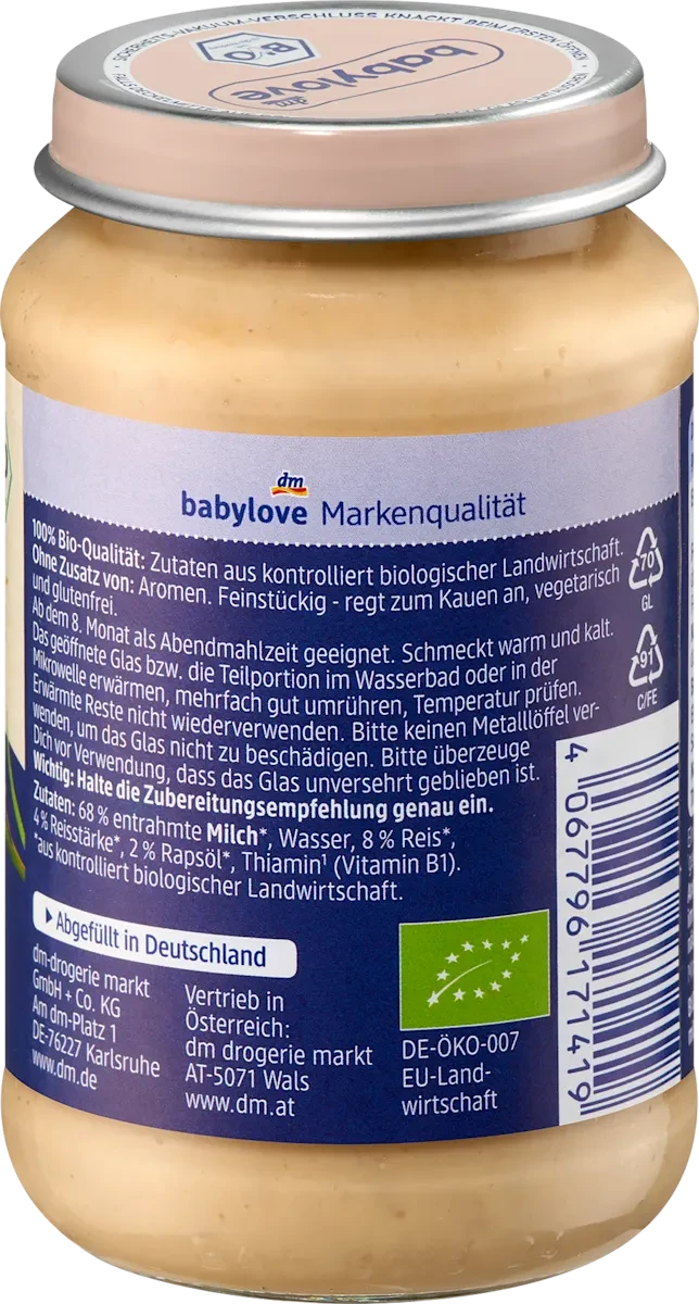 Пудинг молочно-рисовый для детей с 8 месяцев 190 г - фото 2 Пудинг молочно-рисовый для детей с 8 месяцев 190 г - фото 2