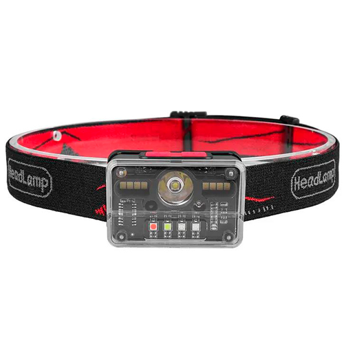 Фонарь налобный M-006 XPG+8SMD+4SMD с сенсорным управлением
