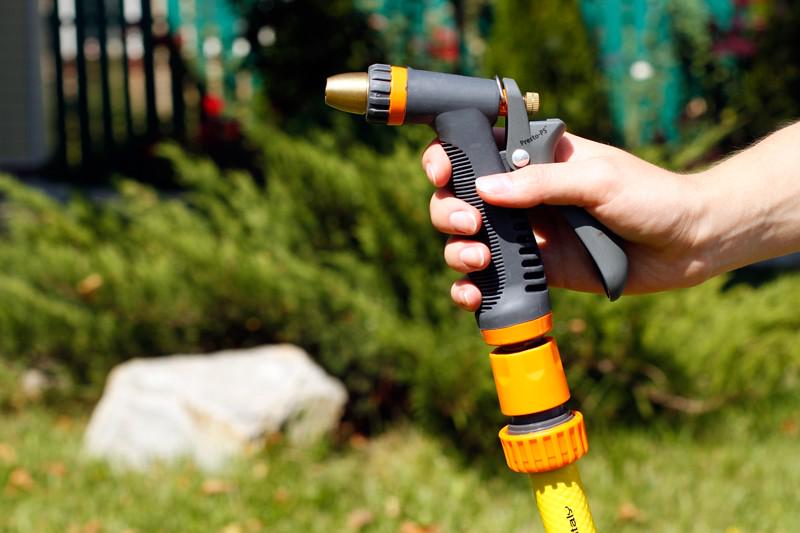 Пистолет для полива металлический Presto-PS насадка на шланг (7206) - фото 2 Пистолет для полива металлический Presto-PS насадка на шланг (7206) - фото 2