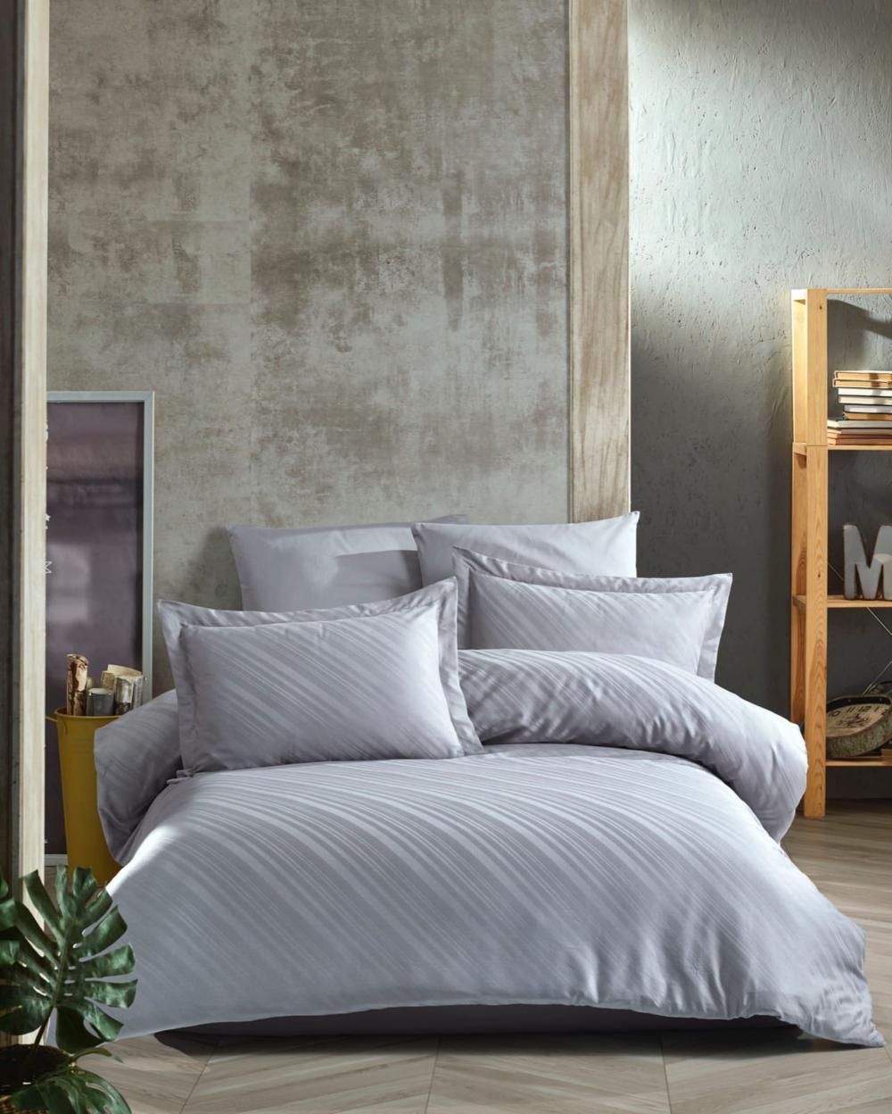 Комплект постільної білизни Cotton area Shaheser Venita євро сатин 599 Grey (DR012711) Комплект постільної білизни Cotton area Shaheser Venita євро сатин 599 Grey (DR012711)