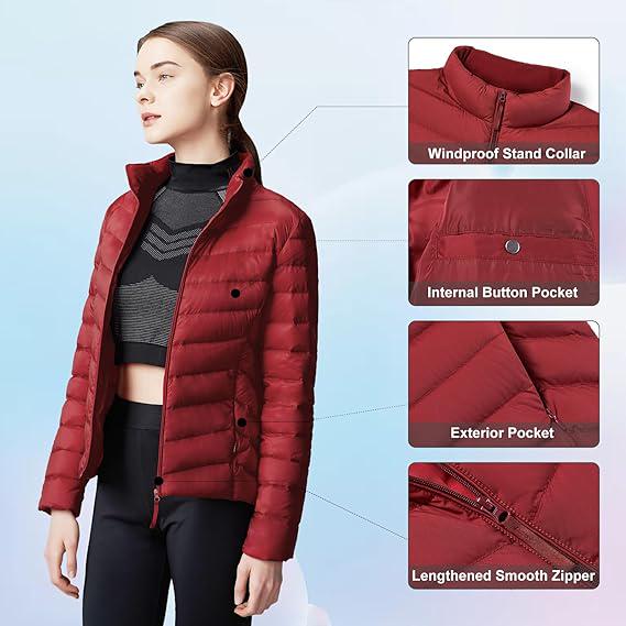 Пуховик Bosideng жіночий М Бордовий (31006*21) - фото 2 Пуховик Bosideng жіночий М Бордовий (31006*21) - фото 2