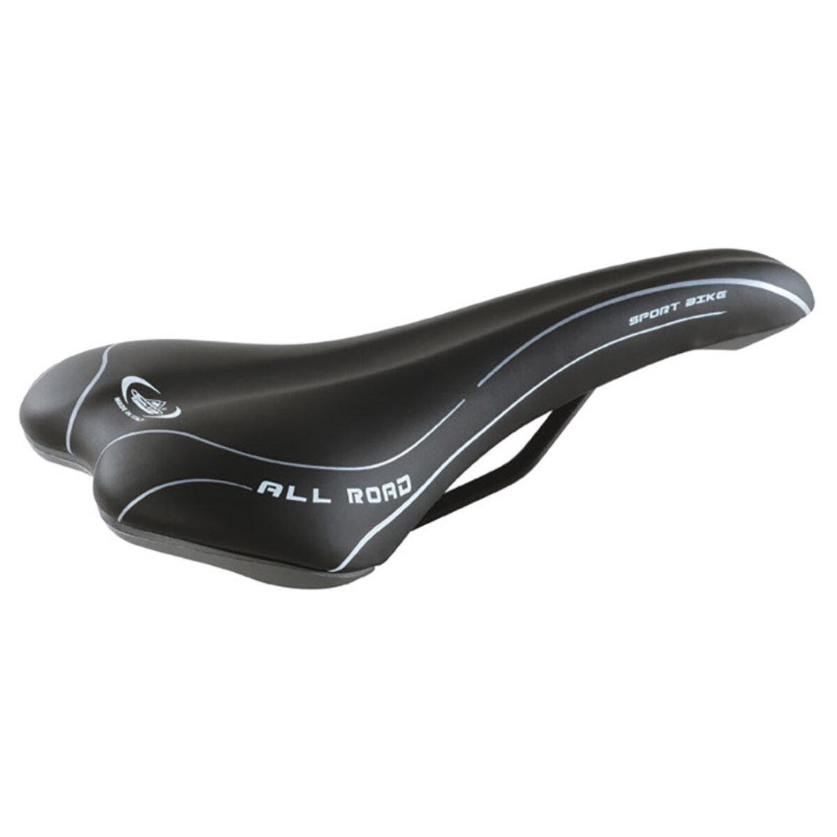 Седло велосипедное Selle Monte Grappa All Road 27,5х13,5 см Черно-серый (4880-898cf)