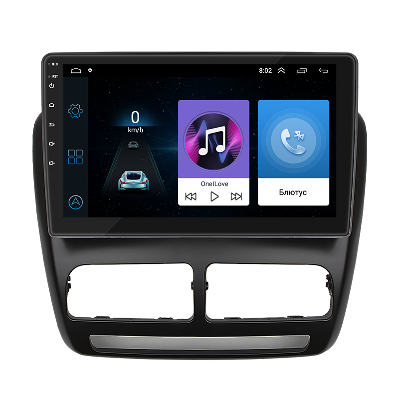 Магнітола штатна 10" Lesko для Fiat Doblo II 2009-2015 1/16Gb Wi-Fi GPS Base