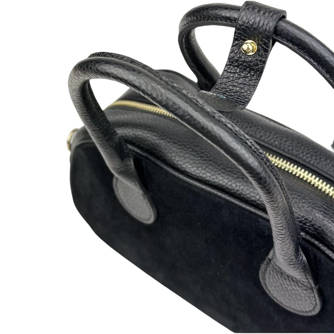 Женская сумка Royal Bag F-IT-3017A замшевая Черный (8080) - фото 7 Женская сумка Royal Bag F-IT-3017A замшевая Черный (8080) - фото 7