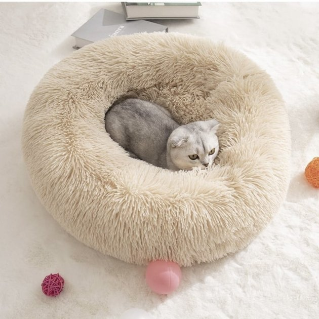 Лежак лежанка для кошек и собак Incor 100 см искусственный мех Бежевый (100-3) - фото 1 Лежак лежанка для кошек и собак Incor 100 см искусственный мех Бежевый (100-3) - фото 1