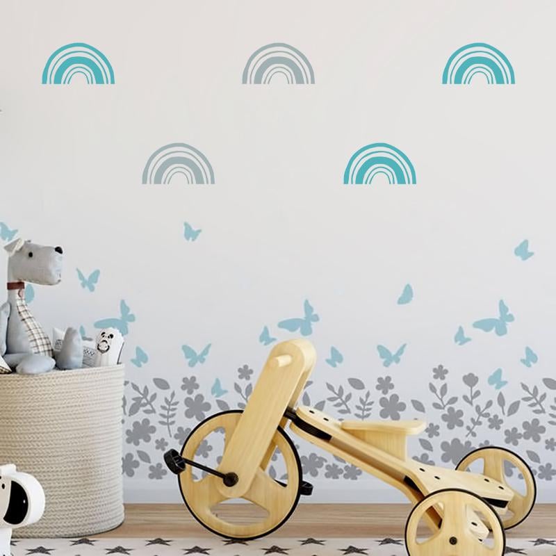 Трафарет многоразовый для стен Радуга 1 мм пластик 300х300 мм - фото 4