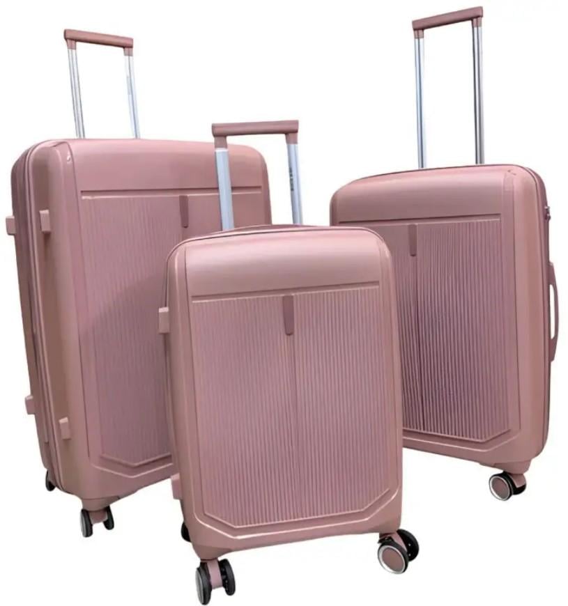Комплект чемоданов на колесах Gems 3 3 шт. Розовый (2104619230)