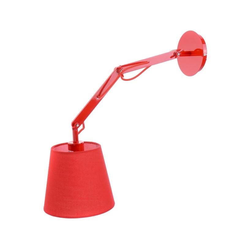 Бра настенное накладное Brille BL-132W/1 E27 RED в спальню для чтения модерн