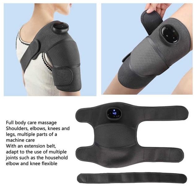 Масажер Elite Knee-Support для колінного суглоба вібраційний з інфрачервоним підігрівом (MAG-698) - фото 5