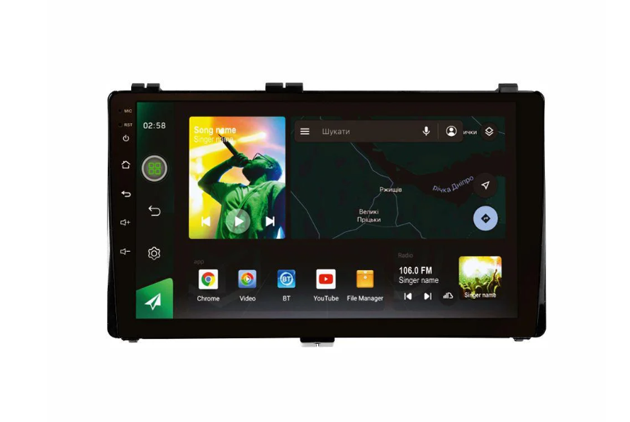 Автомагнитола штатная Sigma X9232 2/32 GB 4G DSP для Toyota Corolla 11 2017-2018 9" (AR-86625)