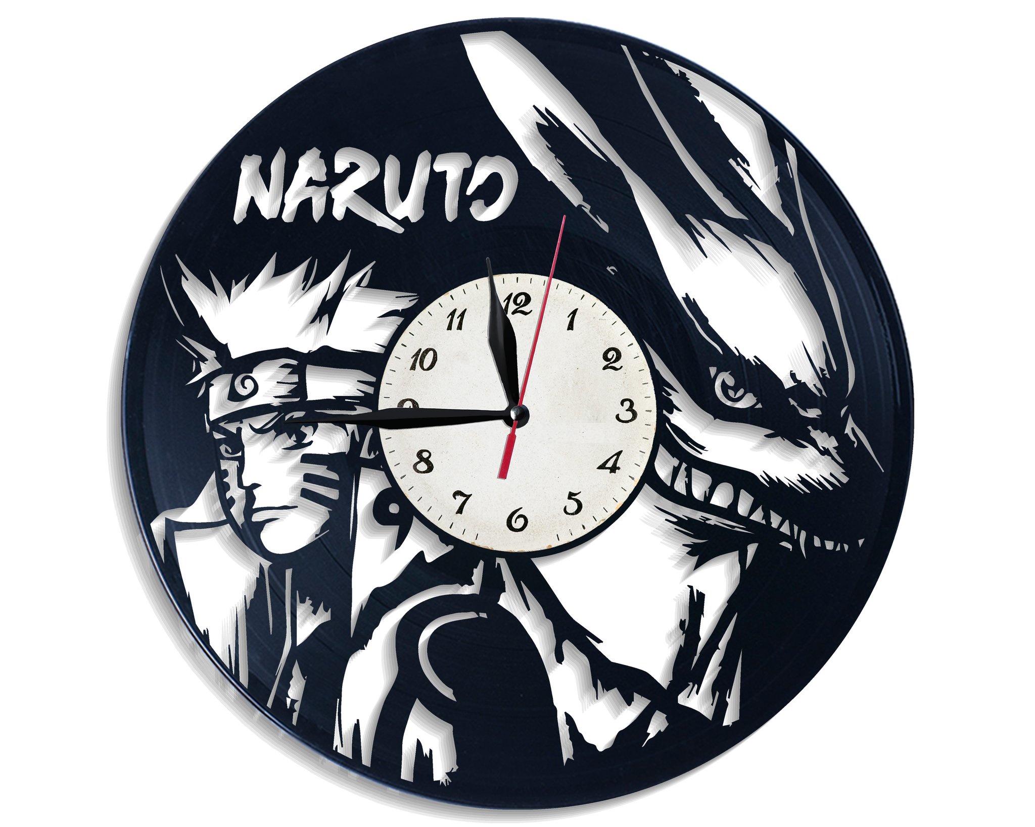 Часы настенные Наруто 2760 из виниловой пластинки